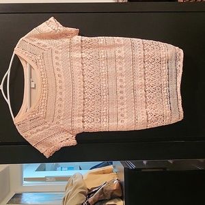 FREE with purchase Simons Twik light pink knit shirt S